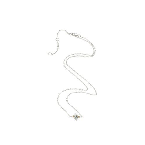 71305 full necklace bronze silver diamond